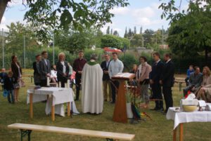 Firmung im Pfarrgarten St. Josef 2020
