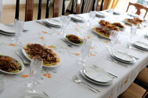 Gedeckte Tafel